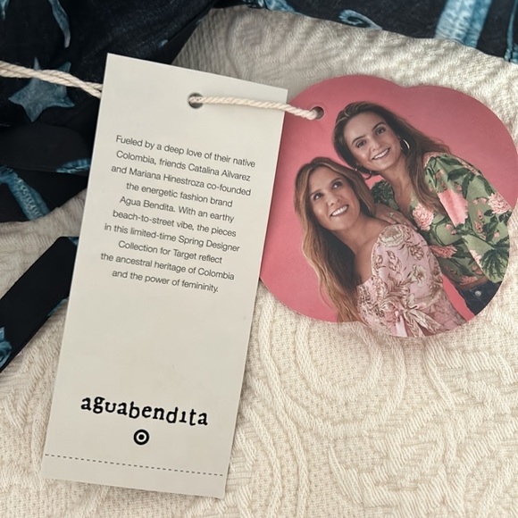 AGUA BENDITA X TARGET NWT Deep Sea Print Wrap Skirt - Picture 3 of 3